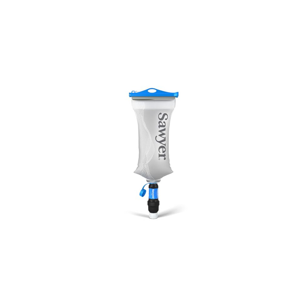 Sawyer Squeeze Water Filtration System, Cnoc Premium 2 Liter Bladder