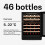 KLARSTEIN Velaire Dual Zone Wine Fridge - 46 3