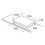 CDA CDA HC6621FR 4 Zone Frameless Ceramic Hob with 2