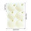 Velvet Christmas Ornaments Beige 6-Pack 2