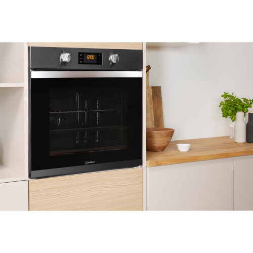 Indesit Indesit Aria Electric Multifunction Pyrolytic Single Oven - 1