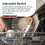 electriQ 10 Place Slimline Freestanding Dishwasher - Black 7
