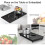 VBGK Double Induction Hob, 3000W Portable Induction Hob, 4