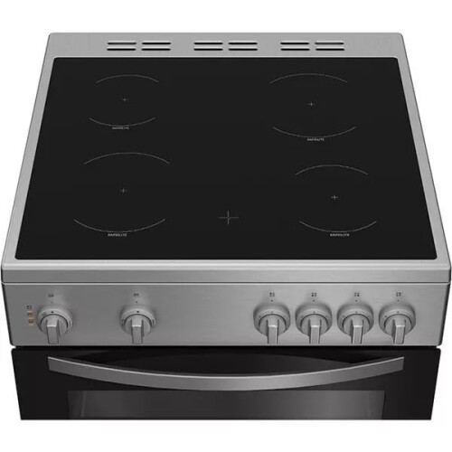 Indesit Indesit IDE6VMX 60cm Electric Ceramic Cooker  Stainless 2