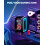 LIGIANT MF01C Mini Fridge, 7 Light Modes Including Flashing Marquee, Quiet Cooli 7