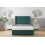 (4' Small Double, Emerald) Sloomy Devonshire Plush Divan Bed Base No Drawers With 54" Wingback Headboard 2