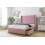(2'6 Small Single, Pink) Sloomy Devonshire Plush Divan Bed Base No Drawers With 54" Wingback Headboard 4