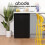 Abode Under Counter Fridge 50cm Wide Freestanding Black 5