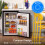 Abode Under Counter Fridge 50cm Wide Freestanding Black 7