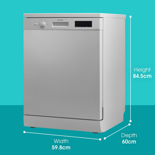Abode Freestanding Dishwasher Class E with 12 Place Settings 6 Wash Program 1