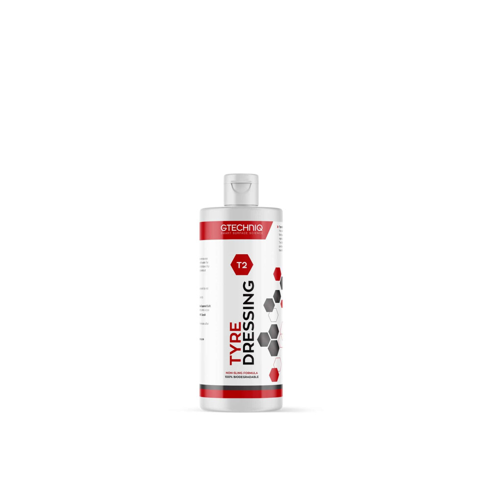 Gtechniq T2 Tyre Dressing For Car Tyre Shine, Car Wheel Cleaner Repels Dirt And Grime, Restores Tyre Finish, Anti-Sling Formula, 100% Biodegrad Black 88427478