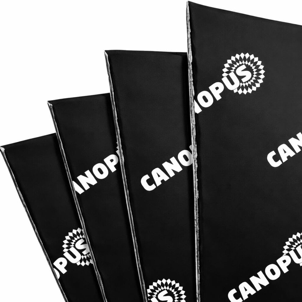 Canopus Professional Car Sound Deadening Mat 80 Mil Total 5 Sqft, Butyl Sound Deadener Mat With Self Adhesive, Noise Dampening For Car Trunk, Door, F 87443387