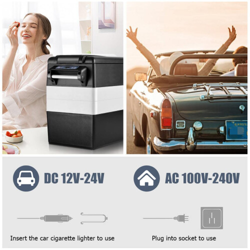 TANGZON 52L Car Refrigerator for Professional Use, Portable 1