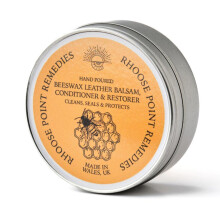 Beeswax Leather Balsam Rich Conditioner & Restorer 300ml - 100% Natural Ingredients CLEANS SEALS & PROTECTS Handpoured in UK Chemical Free Biodegrada