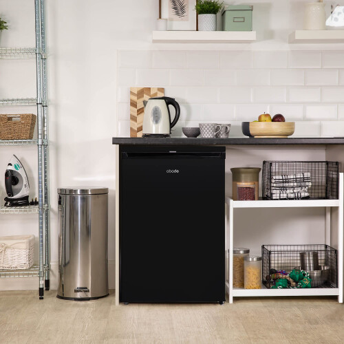 Abode Under Counter Freezer 55cm Wide Freestanding Black 1