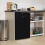Abode Under Counter Freezer 55cm Wide Freestanding Black 4