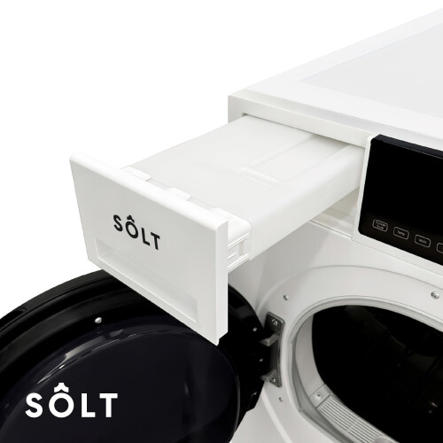 Solt SOLCTD8W Condenser Tumble Dryer, 8kg Capacity, White, 2