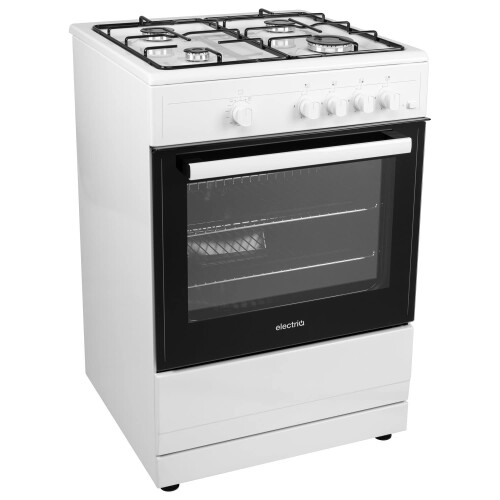 electriQ 60cm Gas Cooker - White 1