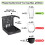 Spurtar 2pcs Boat Cup Holder 2.36''-3.94'' (60-100mm) Plastic Foldable 2