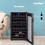 COMFEE' RCW96BG1(E) Under Counter Wine Cooler Fridge | 2
