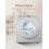 6KG Vented Tumble Dryer, FOHERE 1500W Compact Samrt 4