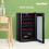 COMFEE' RCW96BG1(E) Under Counter Wine Cooler Fridge | 4