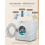6KG Vented Tumble Dryer, FOHERE 1500W Compact Samrt 5