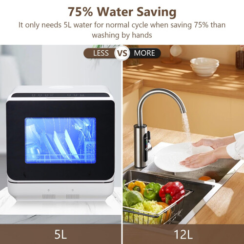 Bosch Countertop Dishwasher with 5L Water Tank, Touch 2