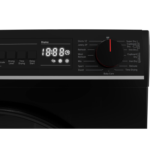 Sharp Sharp, KD-NCB8S7PB9, Freestanding, Tumble Dryer, 15 programs, Sensor 2