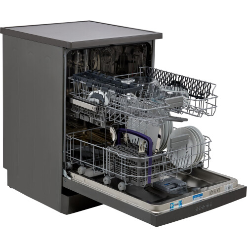 Beko Beko BDFN15430G Standard Dishwasher - Graphite - D 1