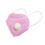 KN95Ansiktsmask med ventil – Non-Woven, Rosa, 10-pack 1