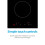electriQ 30cm 2 Zone Plug In Ceramic Hob 2