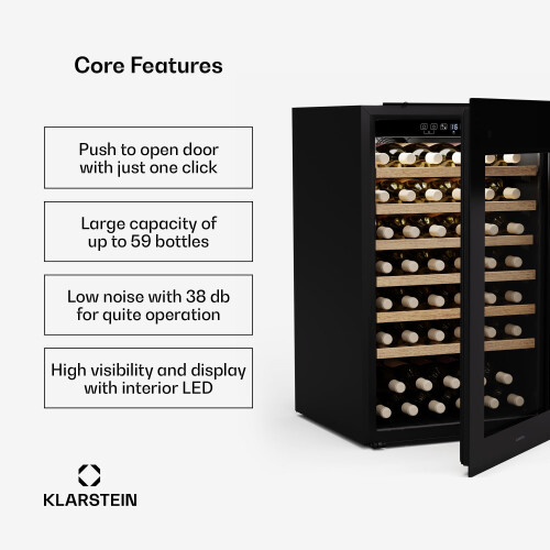 Klarstein Rhone 59 Uno Wine Fridge - 59 1