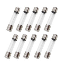 10 st 6x30mm 5A 250V snabbglassäkring