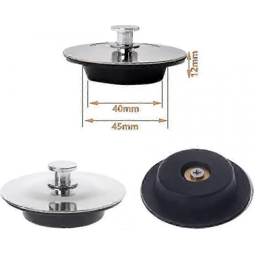 Drain plug 42 to 45 mm, Bath plug, Sink plug, Kitchen, Bathroom 25-26 2
