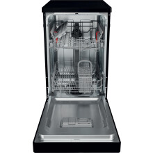 HF9E 1B19 B UK 9 Place Settings Slimline Dishwasher Black