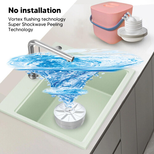 Mini Dishwasher Portable Home Use No Installation Required 2