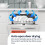 electriQ XL Mini Table Top Dishwasher - White 6
