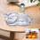Pig Shaped Whiskey Decanter 1000ml for Home Restaurant 5