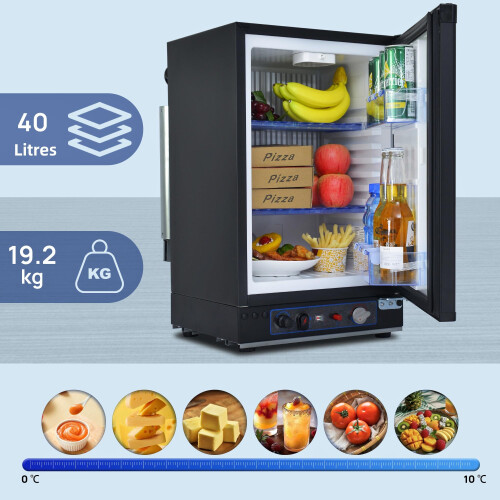 Smad 40L Camping Fridge, 3 Way Fridge Camping 2