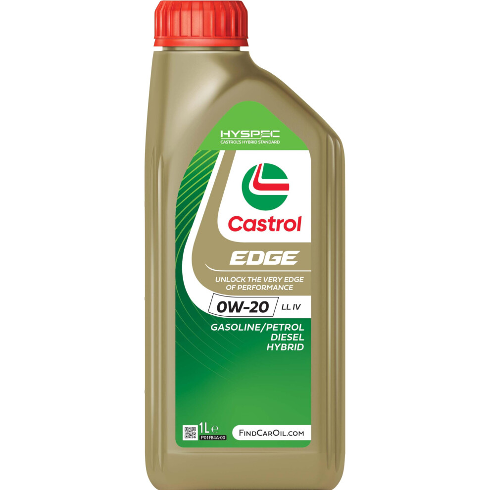 Castrol Edge 0W-20 Ll Iv Engine Oil 1L