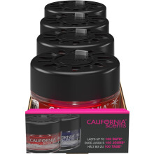 California Scents Gel Plus Car Air Freshener, Coronado Cherry Scent, 4 Count