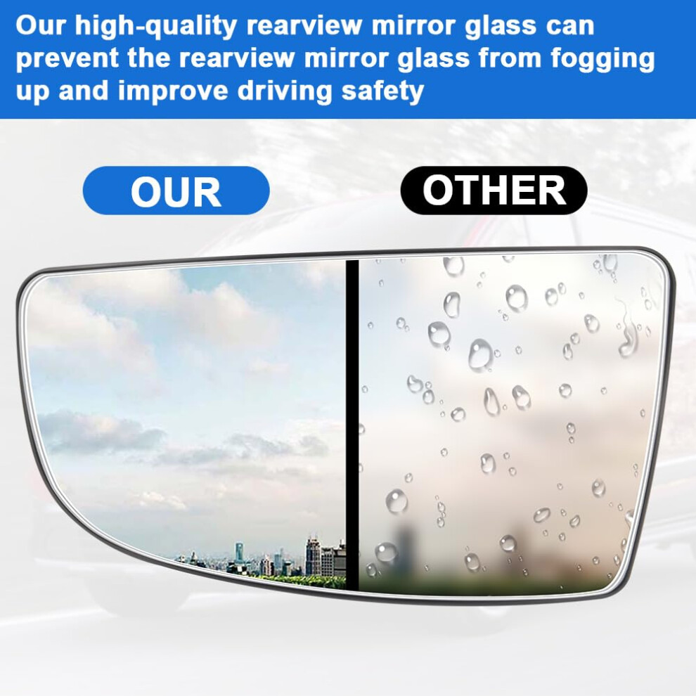 Vsshe Lower Left Mirror Glass, For Ford Transit Mk8 (2014 And Later) 5007580314058