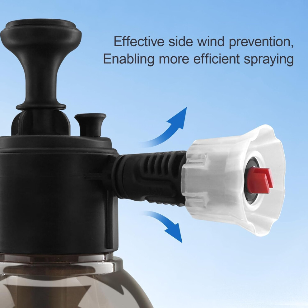 Snow Foam Pump Up Sprayer Snow Cannon Gun, 2L Heavy Duty Pressurised 5007357888546