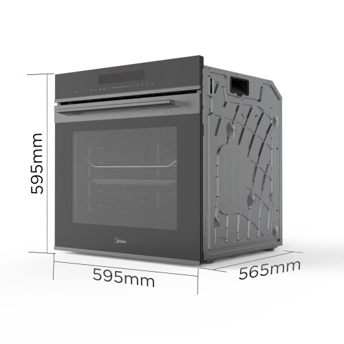 Midea Built In Electric Single Oven - Black 1