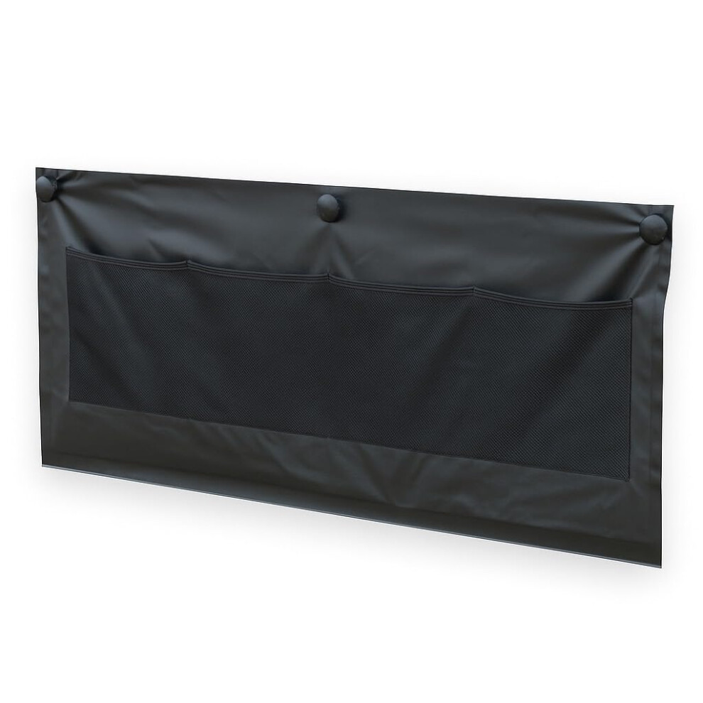 Dometic Wheel Arch Cover With Limpet Fix System Â Draught Protection For Caravan & Awning With Storage Mesh Pockets (Double) Black 71259468
