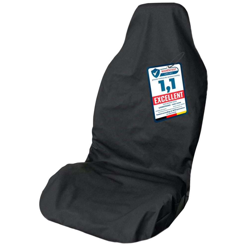Lionstrong Car Seat Covers For Cars [Waterproof] - Dirt Resistent - Washable - Car Sweat Towel Seat Cover - Universal - Polyester 75072278