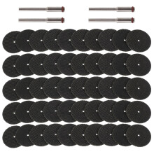 Conjunto de discos de corte de resina NUAHRHY de 32 mm, 54 peças com 4 mandris.