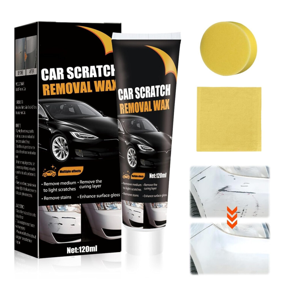 Car Scratch Remover Car Scratch Repair Wax For Vehicles, Car Scratch Repair Paste, Scratch Remover Kit, 120 Ml Scratch Removal Wax, Remove Minor Scra 13789220