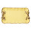 Dessertbord van hars met retro strikdesign – 19,5 cm 1
